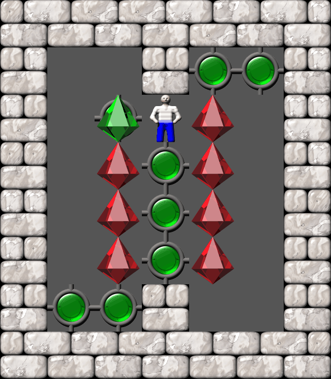 Сокобан More Bugs collections уровень 252